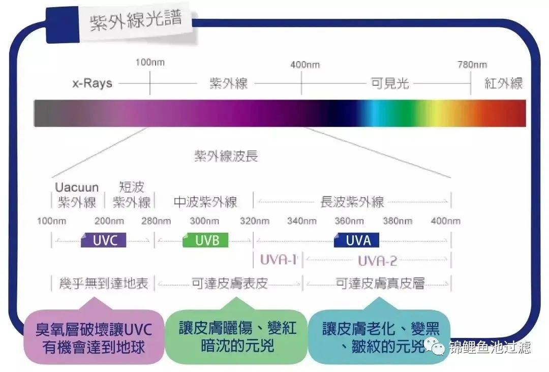 7nm波长,另一条是185nm波长,这两条都是肉眼看不见的紫外线.