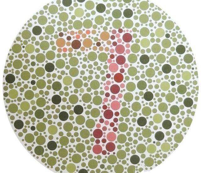 5张色觉测试图,第3张看到是1而不是数字7,驾校也不敢收你!