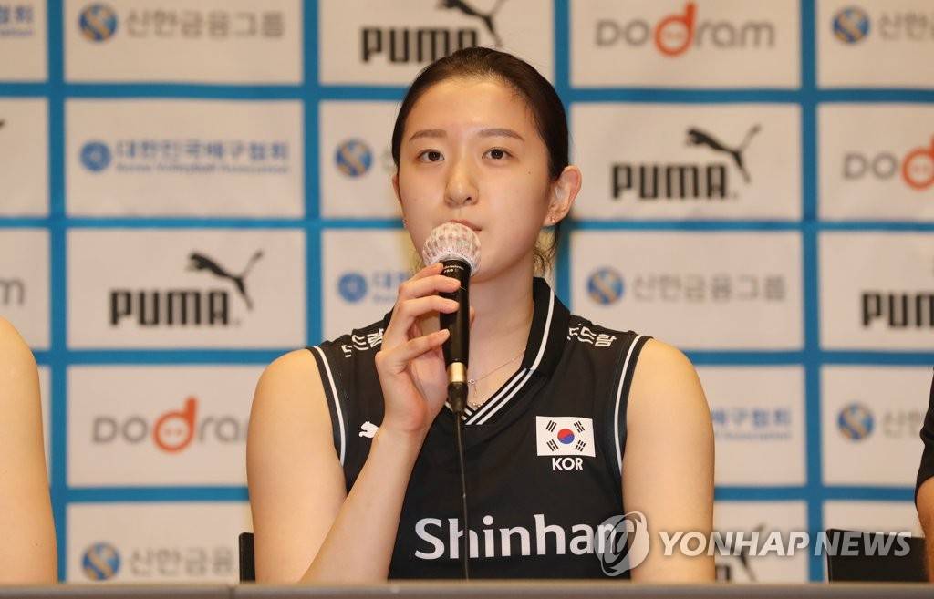 "后金软景时代"的韩国女排集结起航,一大特点是新人居多