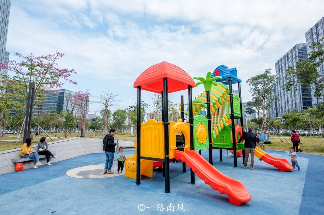 原創廣州新晉網紅公園就在南沙蕉門河附近距離地鐵站只有733米