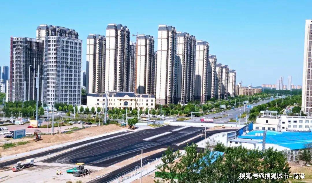 菏泽市闽江路打通图图片