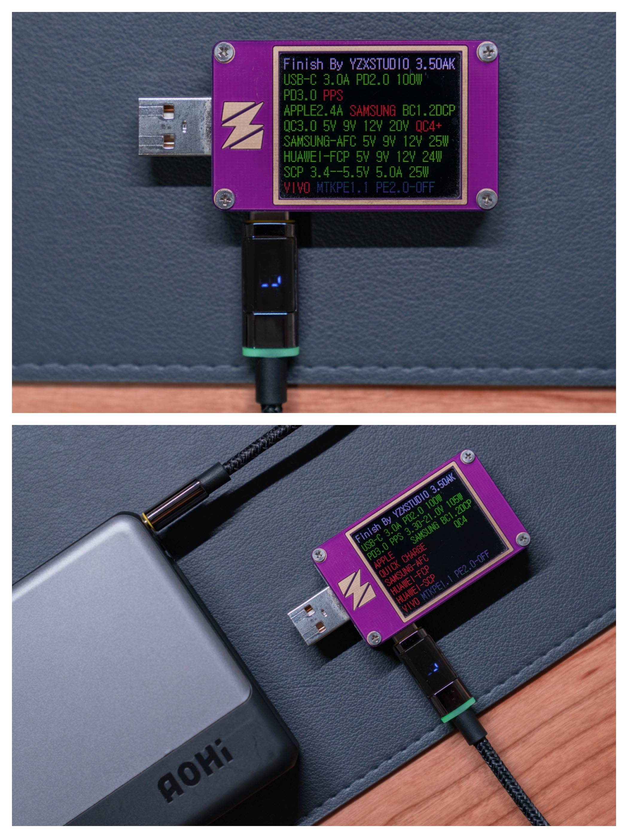 Aohi 数显快充线原来这么好玩?兼评 40W 双 C 口充电器