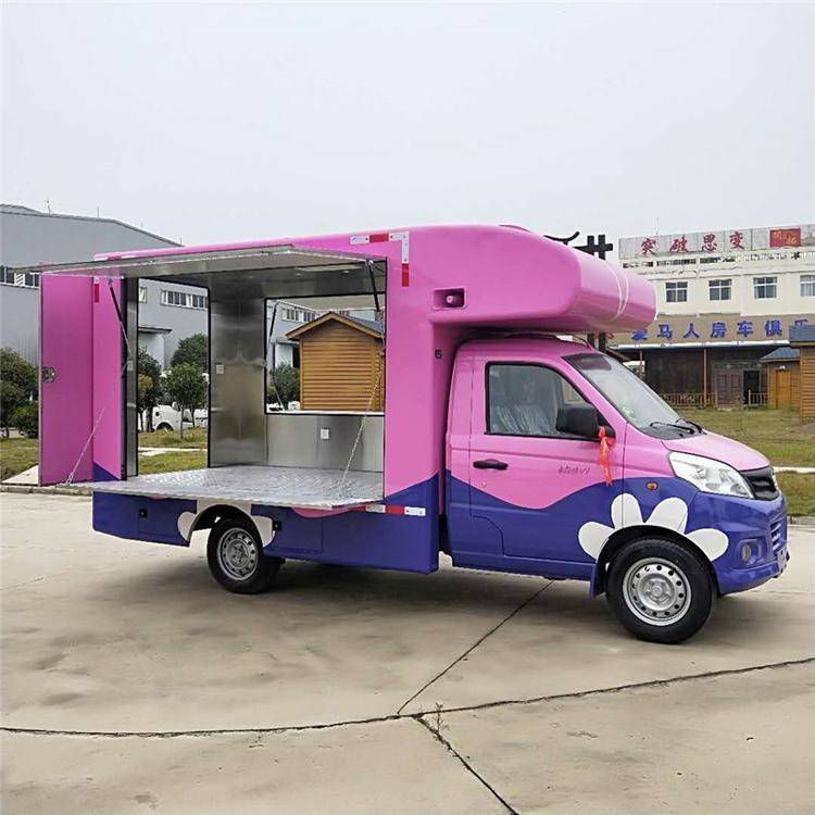小型售货车城市快餐车移动商铺车