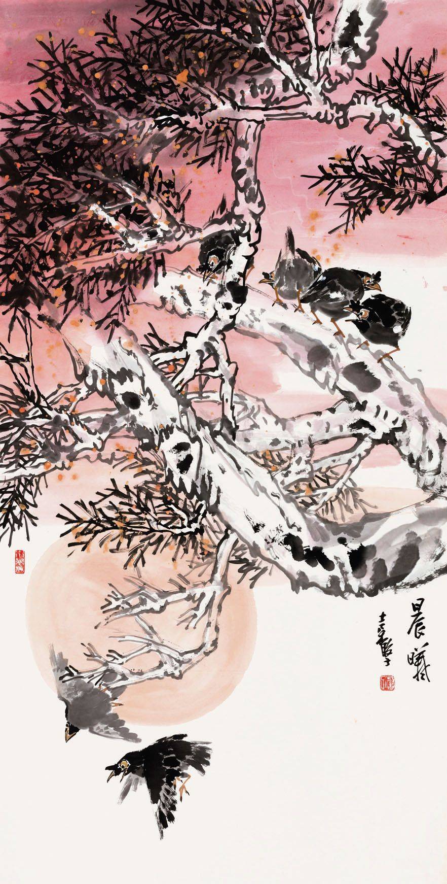 top画坛排名张继馨笔墨从何而来靠的是书法