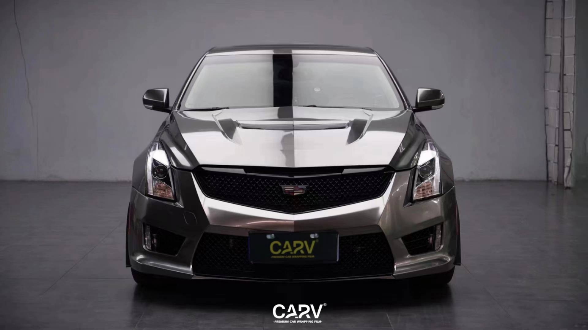 凯迪拉克atsl 卡孚改色膜白金液态金属银_搜狐汽车_搜狐网