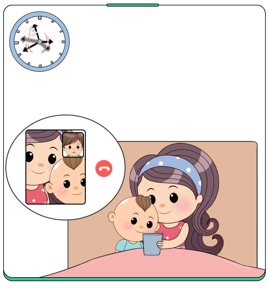 妈跟宝宝视频聊天要有度不遵守这2点娃从小就近视