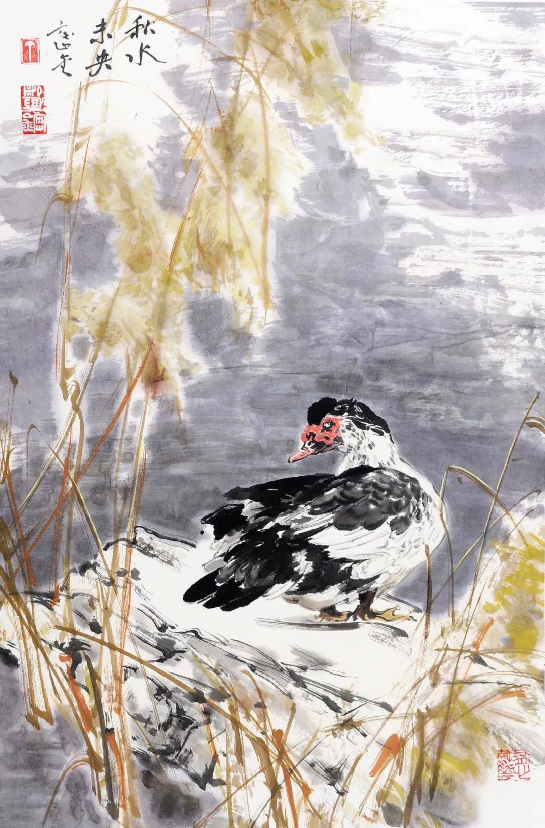 笔端生意参展画家丁密金:水色淋漓,色墨交融_cmx_水墨_中国