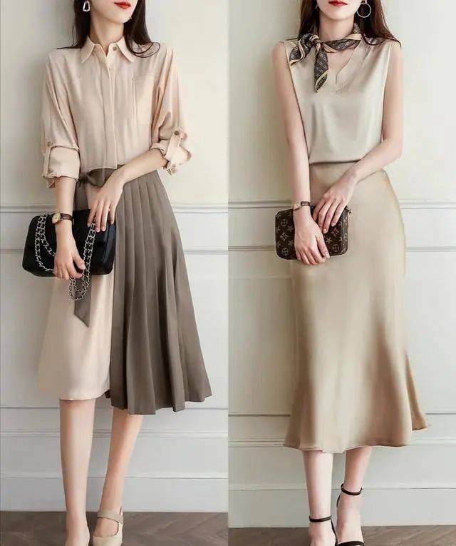 气质女人穿衣搭配,夏天尝试这些造型,不用发愁不会穿_颜色_女性_着装