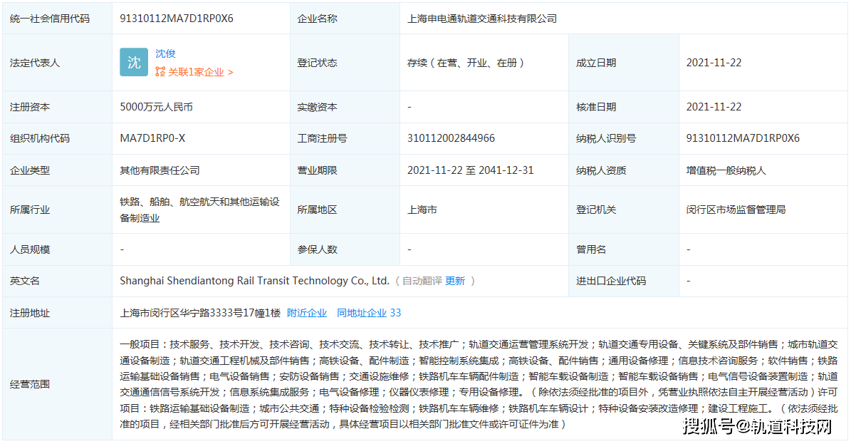 上海申电通轨道交通科技有限公司主要从事城市轨道交通多专业综合和