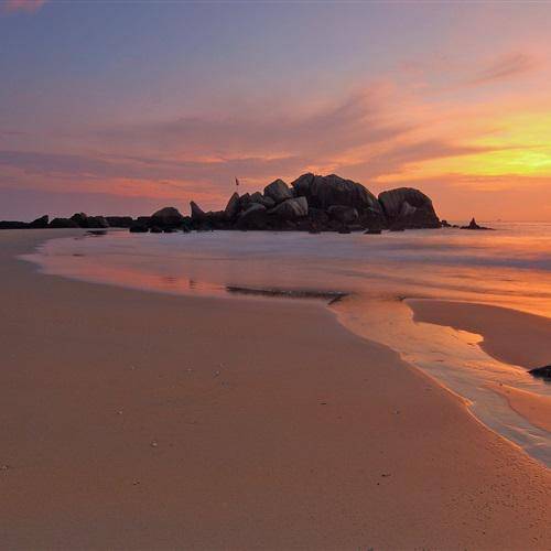 夕阳风景头像,海面上的夕阳唯美风景美醉了