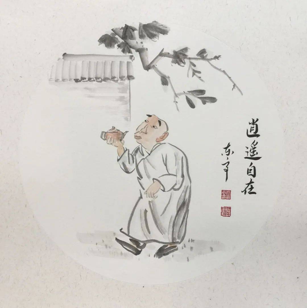 展讯传承禅意杨华栋人物画展亮相青州