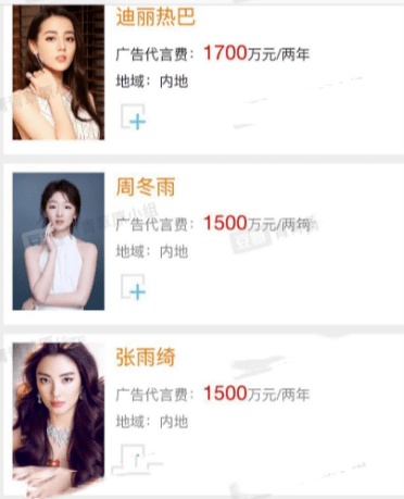 原创明星代言费鹿晗两年8千万肖战两年3千万杨幂费用很亲民