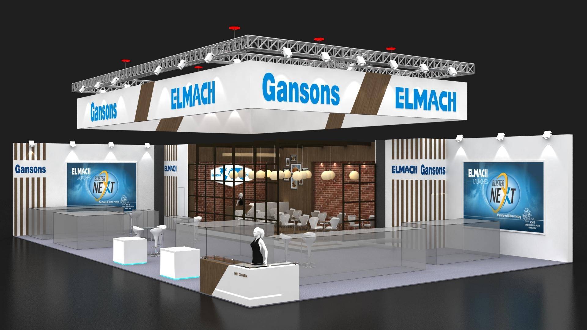 展示3d模型设计如何体现空间感---模大狮_展览_观众_展品