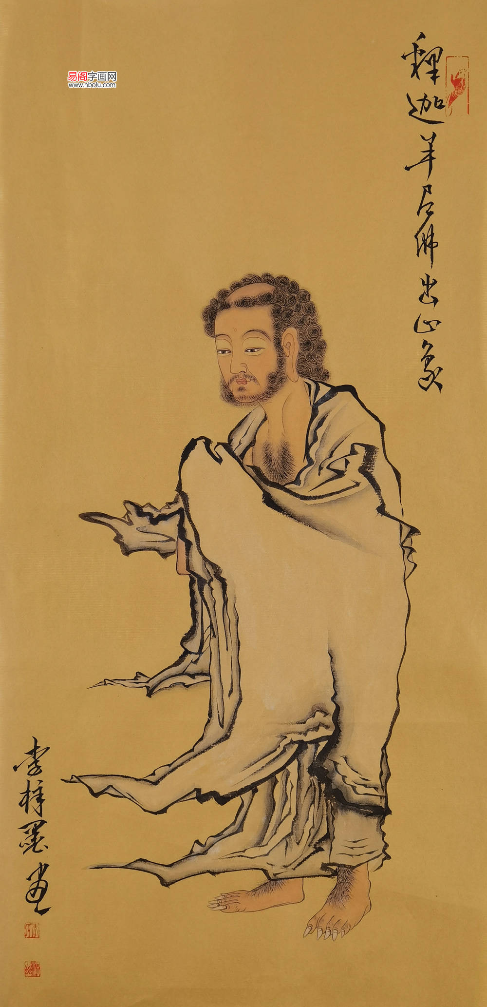 李梓墨仿古人物画赏析妙笔传神雅俗共赏