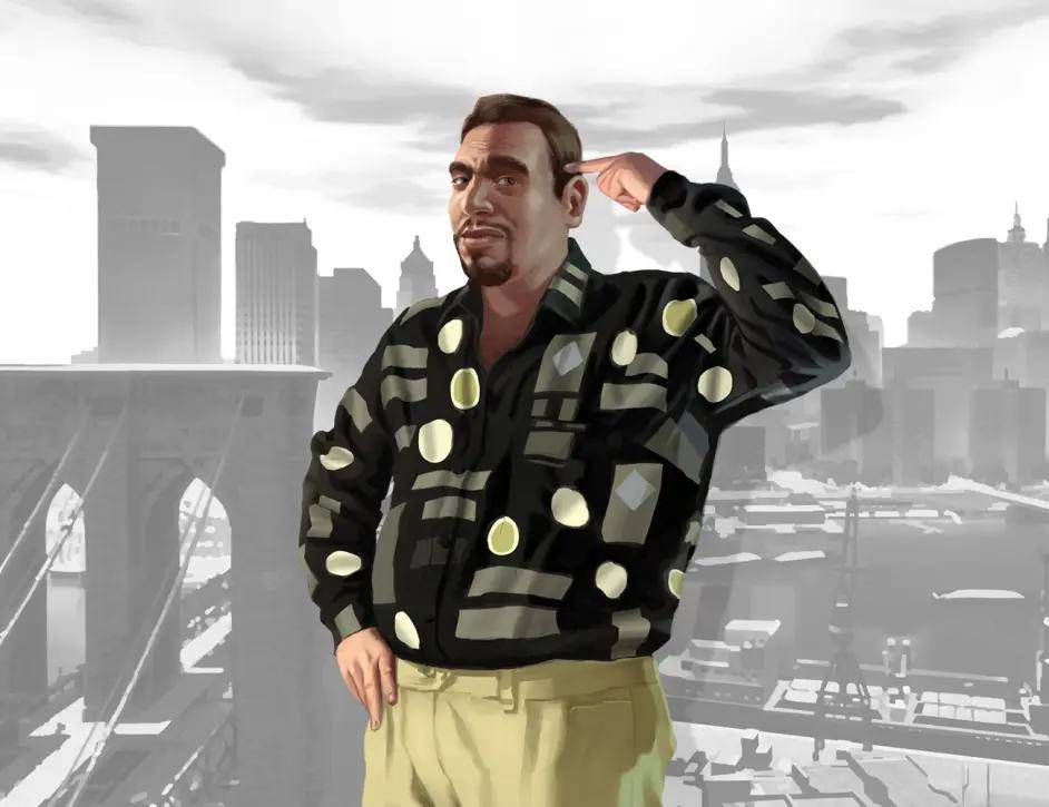 gta4艺术画人物