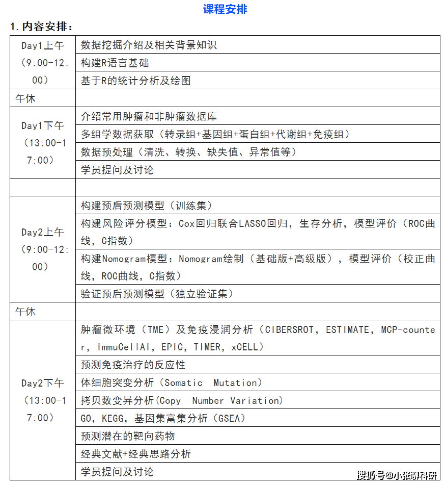 小张聊科研今年都有什么课程？看过来！_直播_搜索_猫头鹰