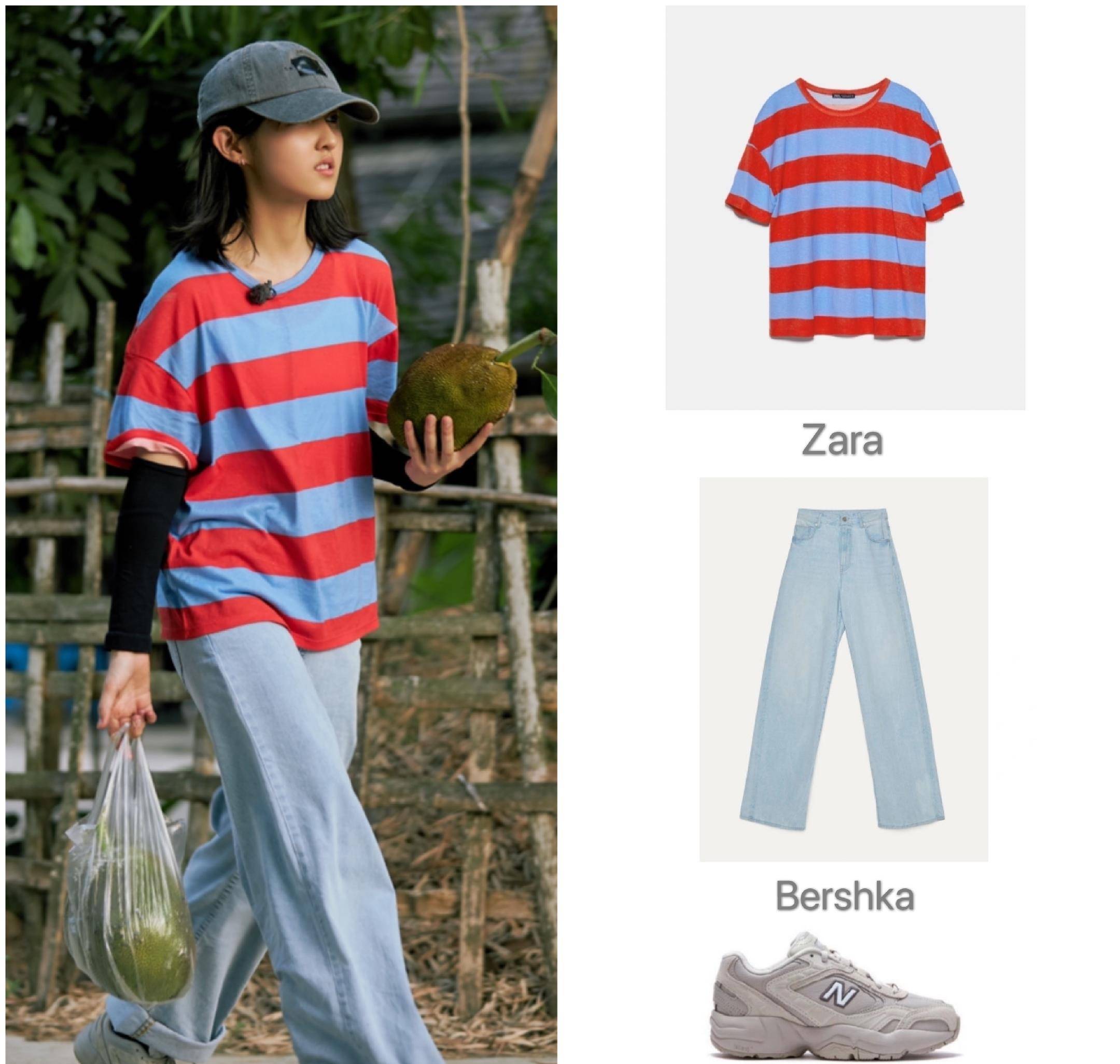 张子枫近日私服穿搭舒适随性的夏日look一般人穿不出这感觉