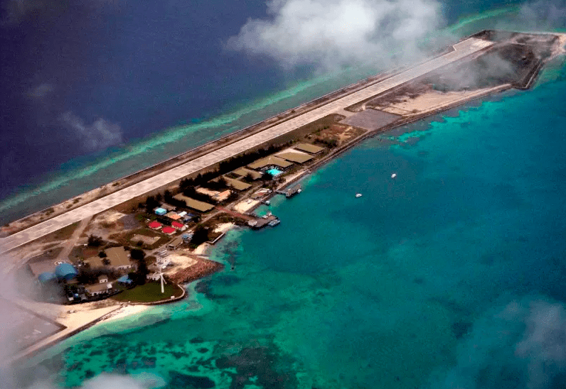 美济礁变身南沙第一大岛总面积566平方公里护岸长达257公里