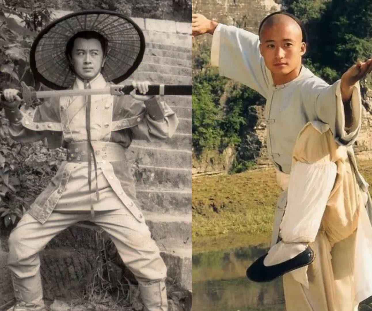 林志颖晒父亲年轻旧照,高颜值古装超惊艳