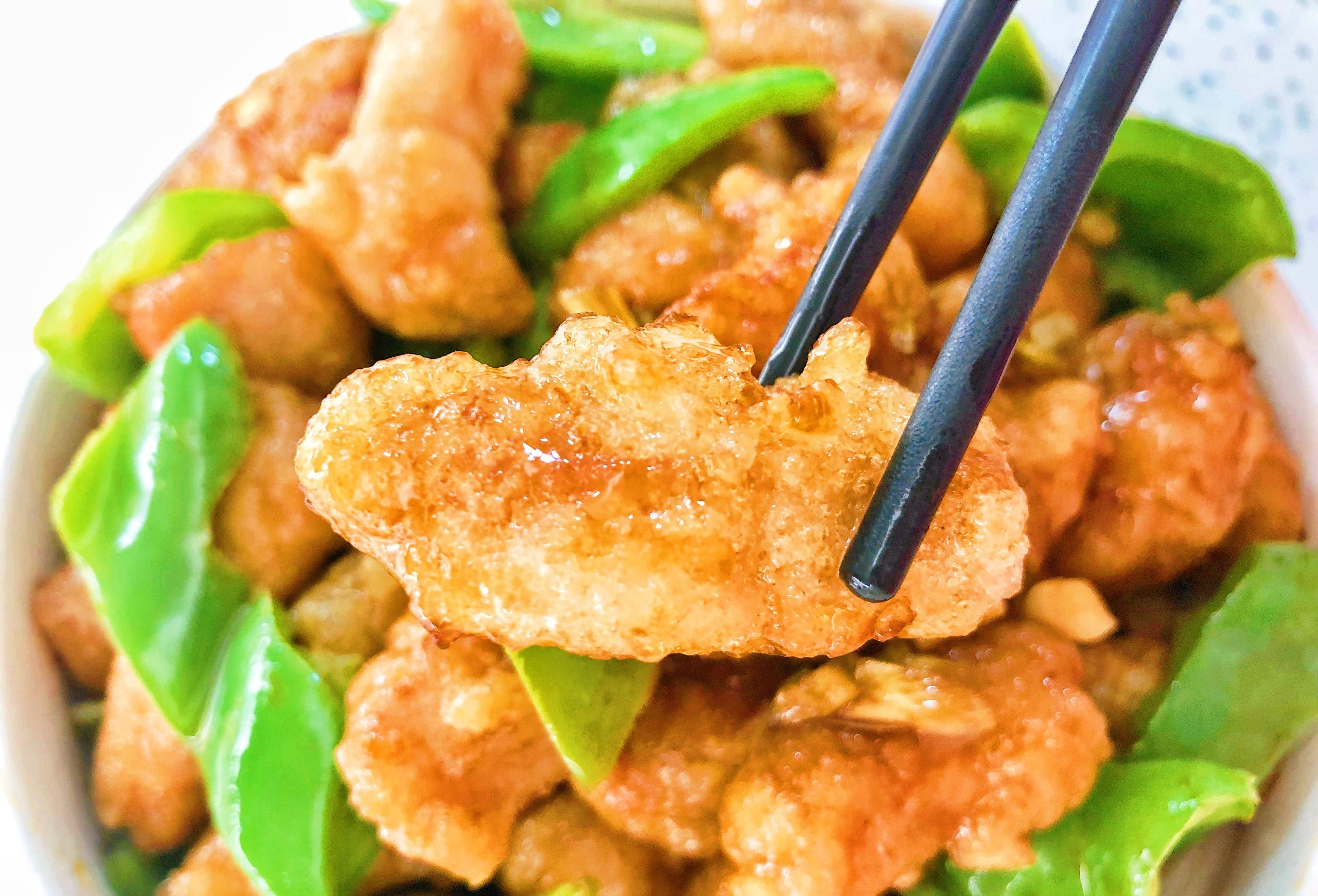 焦溜肉段这么做比饭店还好吃,外焦里嫩又多汁,拌饭吃太香啦_成热_里脊