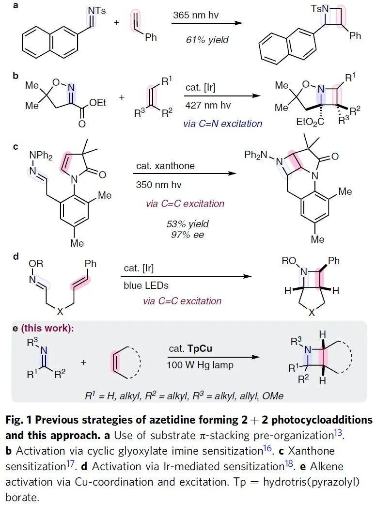加州大學natcommun銅催化非共軛亞胺和烯烴的22光環加成反應