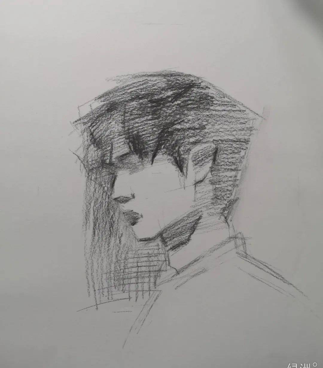 原创画皮画骨难画魂她用木炭把明星画活了王一博鞠婧祎眼神看醉了