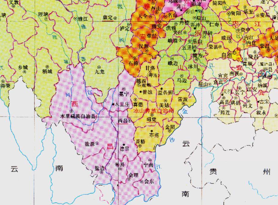 四川省的区划变动3个自治州之一凉山州为何有17个县