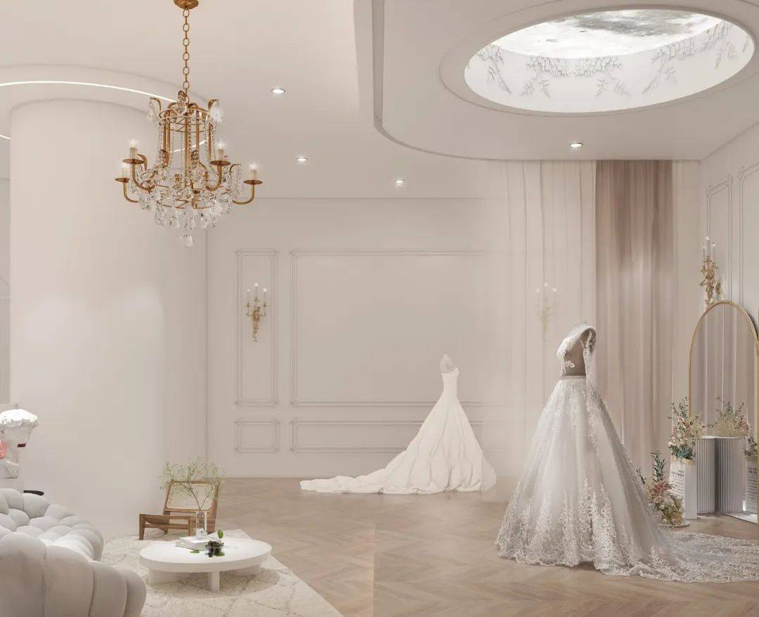 在合肥如何装一家好的婚纱店婚纱店装修效果图