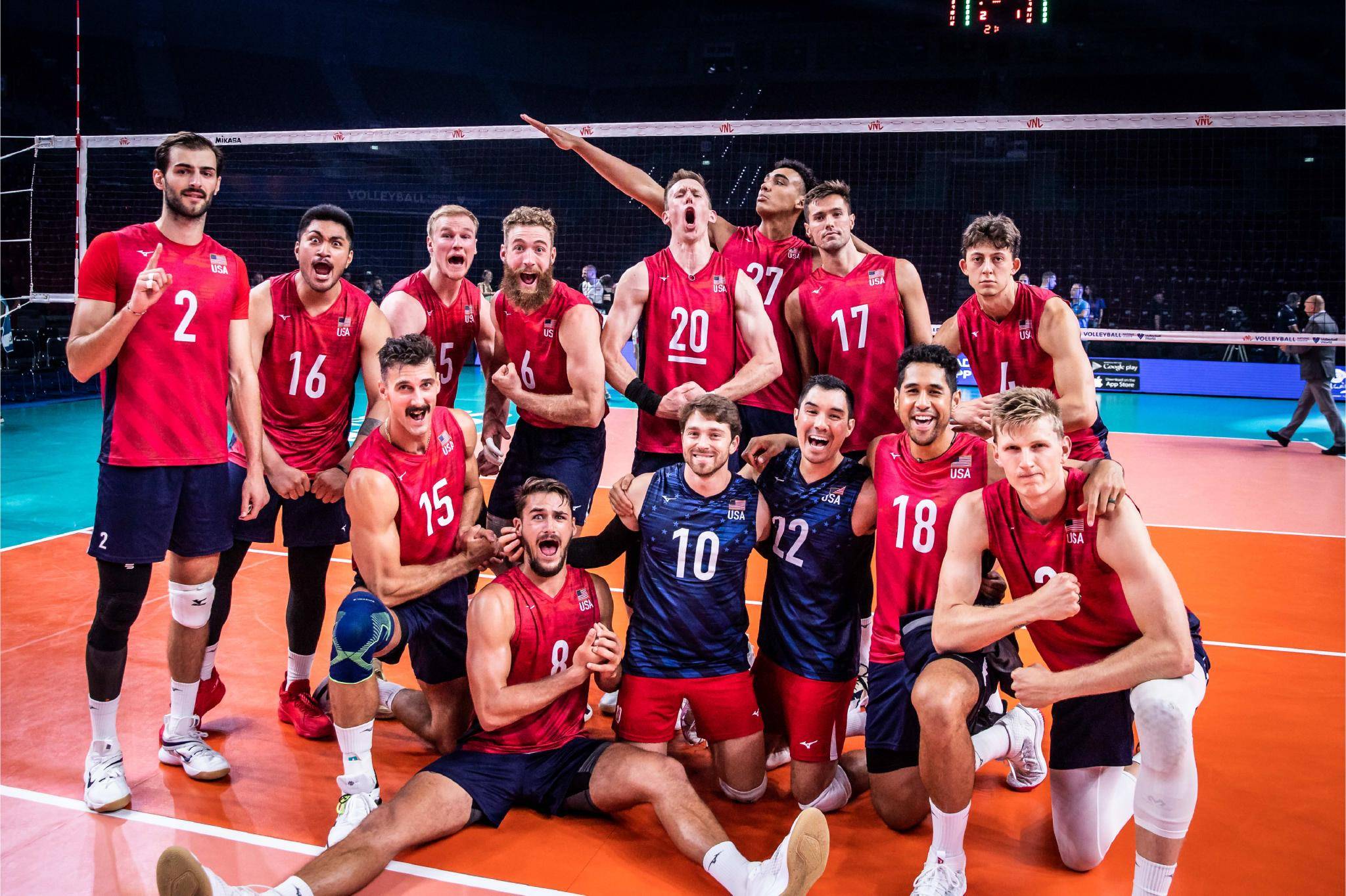 世界男排联赛美国3:1塞尔维亚技术统计,新郎官阿塔纳西