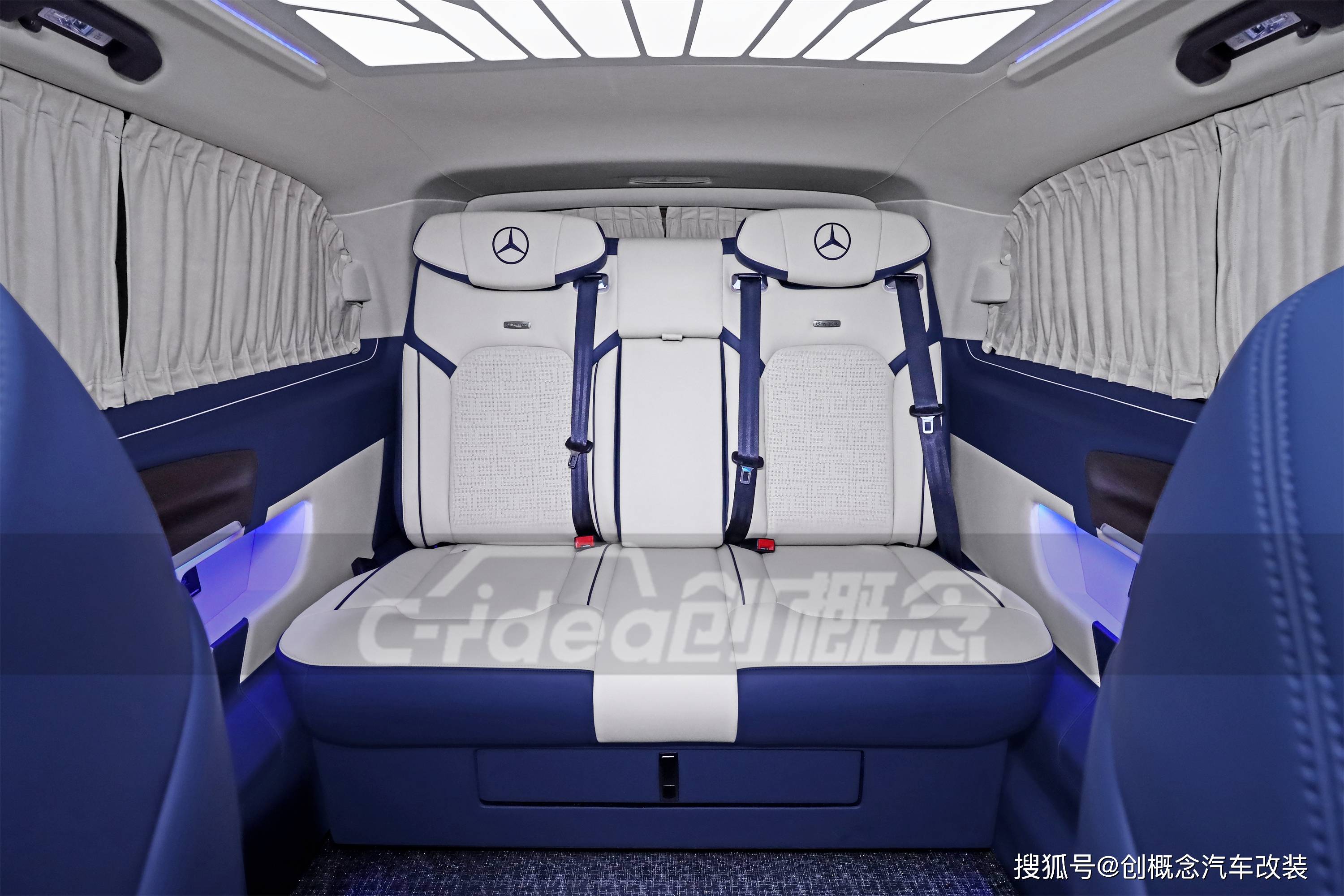 改装车:奔驰威霆商务车内饰改装,超大的内部空间设计_搜狐汽车_搜狐网