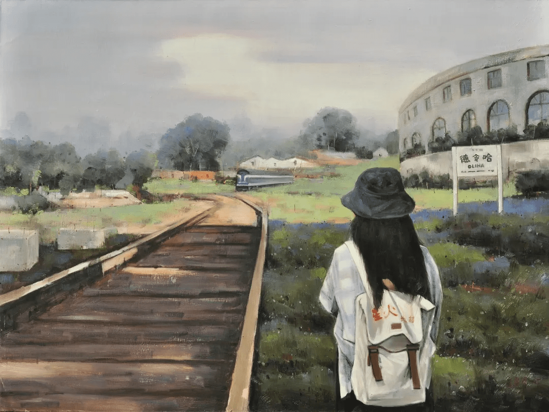 心怀诗意,洞见现实——观唐雪峰油画有感_cm_背影_作品