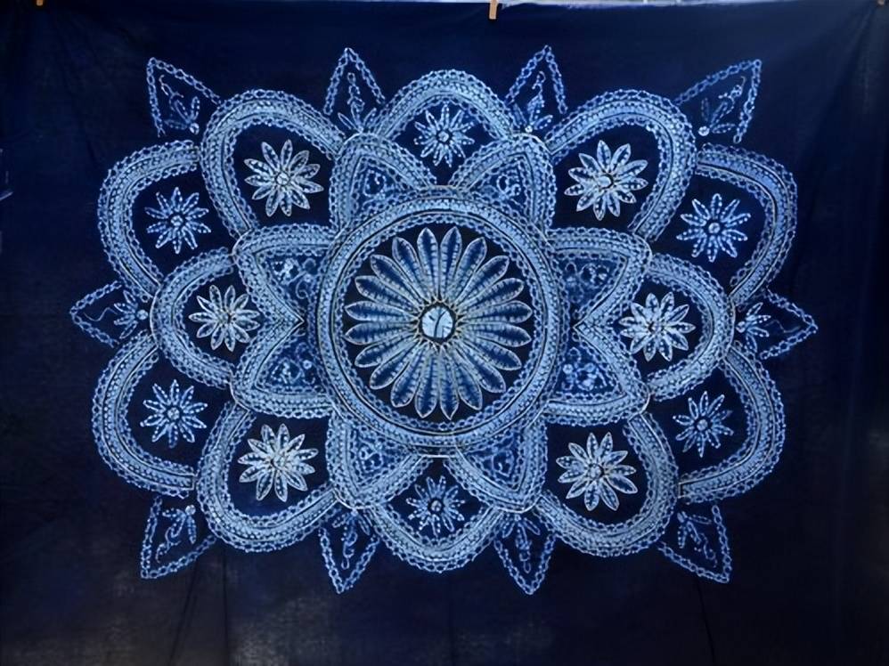 朴素自然的扎染独一无二的美