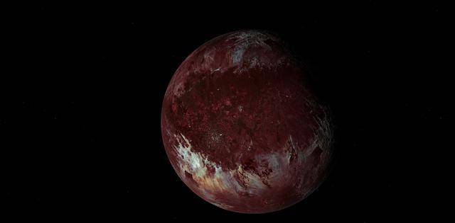 虽然目前尚无法详细描述,塞德娜表面到底是什么样子的.