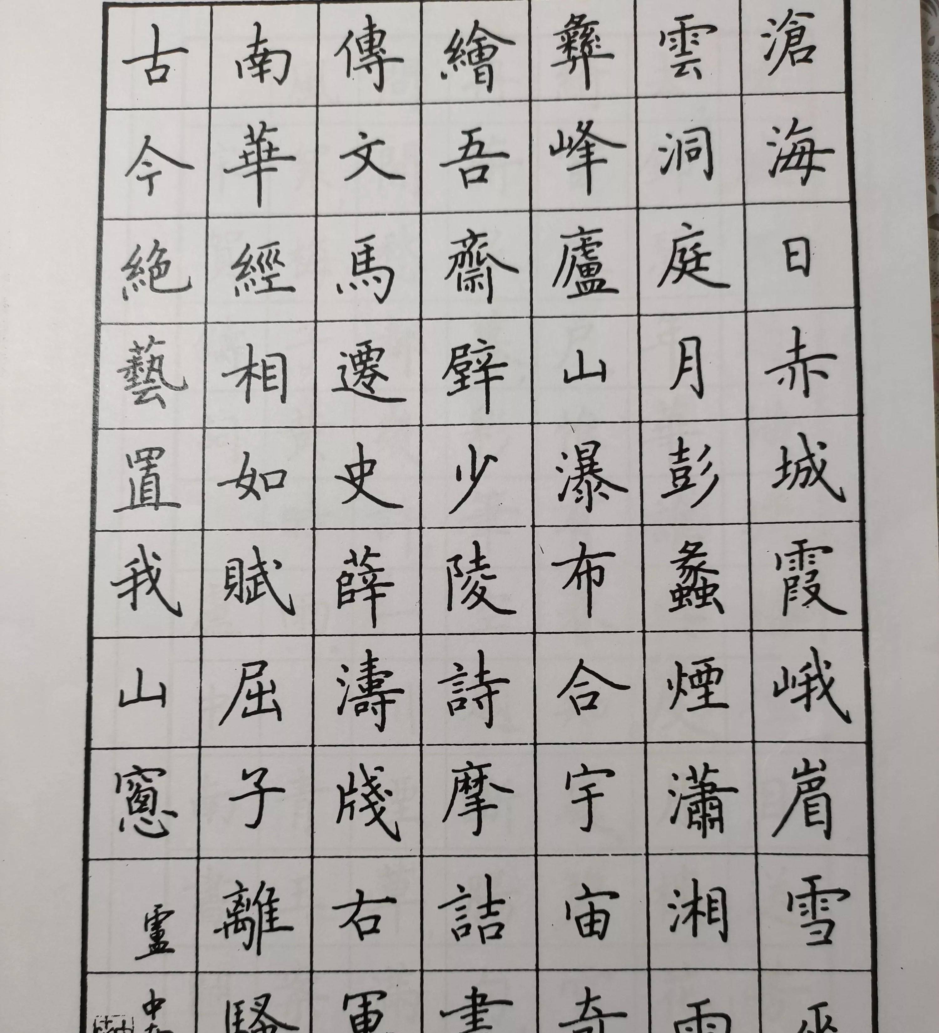 原創1999年盧中南所寫的硬筆書法作品堪稱顛覆之作筆法精湛