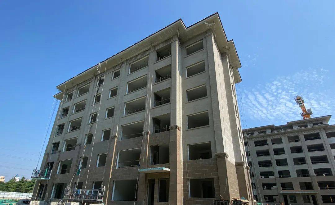 6月份美达原山天颐最新工程进度11819六层电梯洋房即将加推