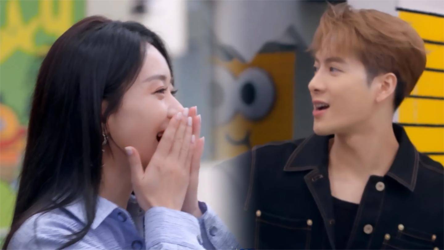 原创赵丽颖被王嘉尔狠招吓到跺脚何炅暖心握住双手赵小刀重出江湖