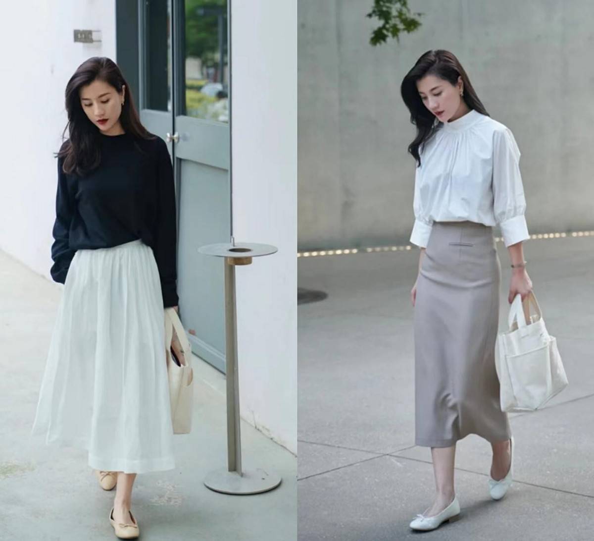 原创成熟女人再忙穿衣也要得体气质学学这组搭配简约优雅又时尚