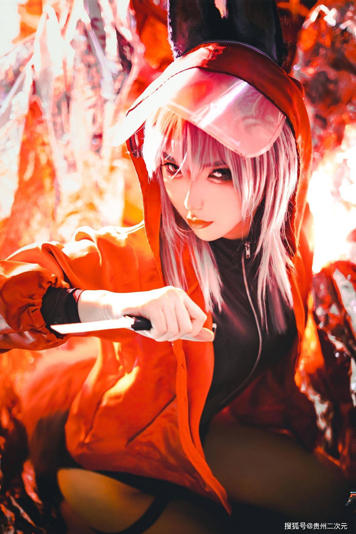 《明日方舟》红cosplay