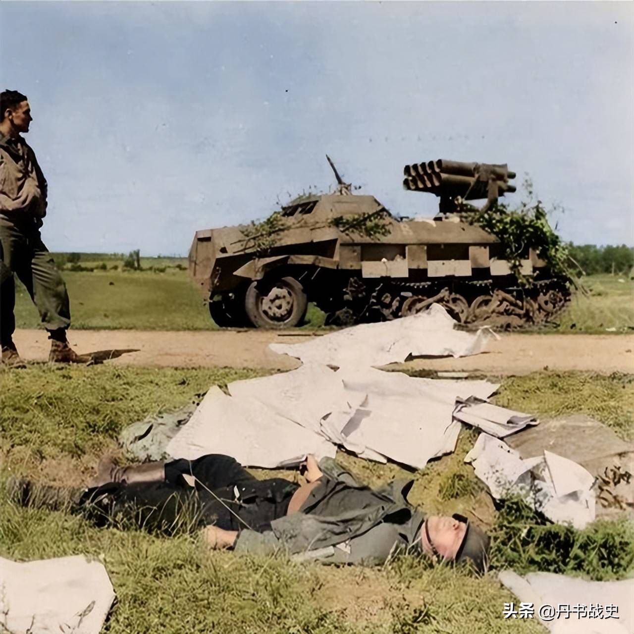 战争与死亡,通过照片看那些战死的士兵_德军_美军_装甲兵