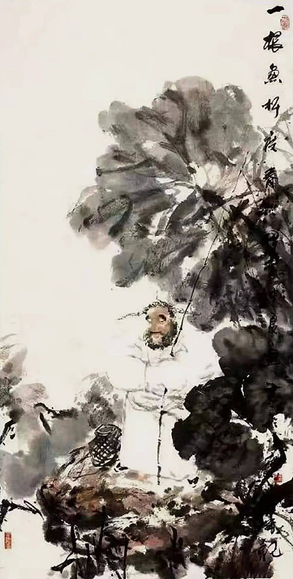 【作品鉴赏】余进,艺名:黑鲨,1984年毕业于中央工艺美术学院(现清华