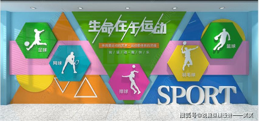 体育运动文化墙设计一般适合什么场景