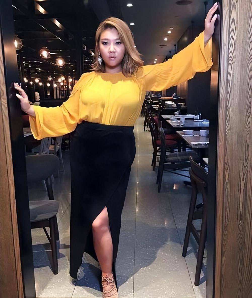 原创郑欣宜180斤丰满却不肥为何胖了的她反而更好看更有气质