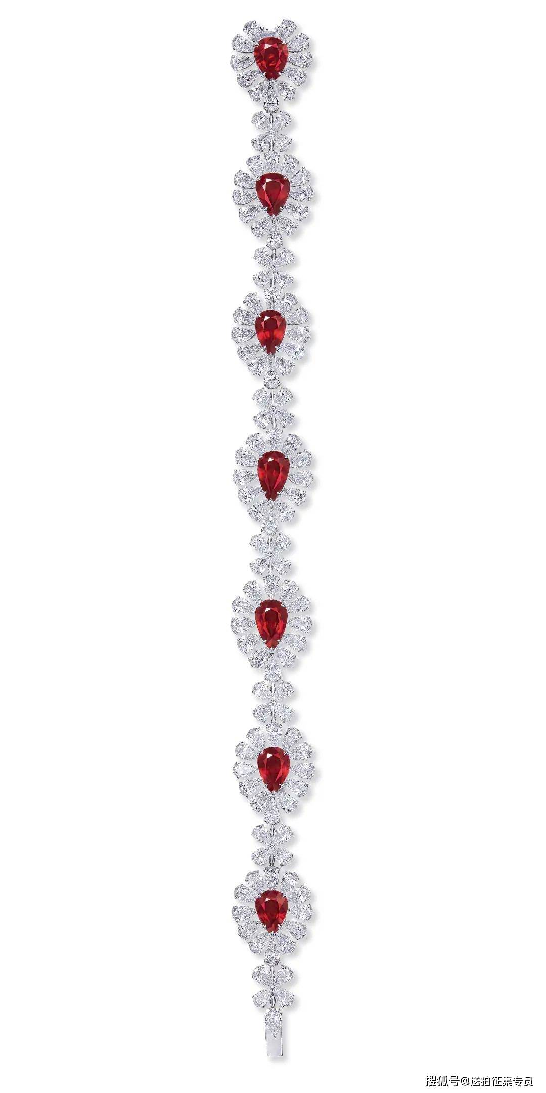 深邃亮丽，珍贵罕有的红宝石项链——天然缅甸 「鸽血红」 ｜永樂2022春拍征集