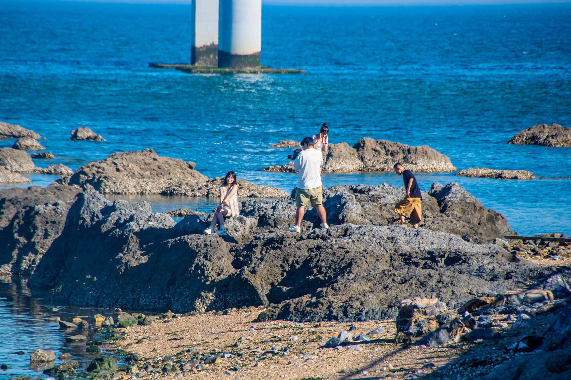 大连黑石礁地质公园,这里有10亿年前的岩溶景观,充满了神奇