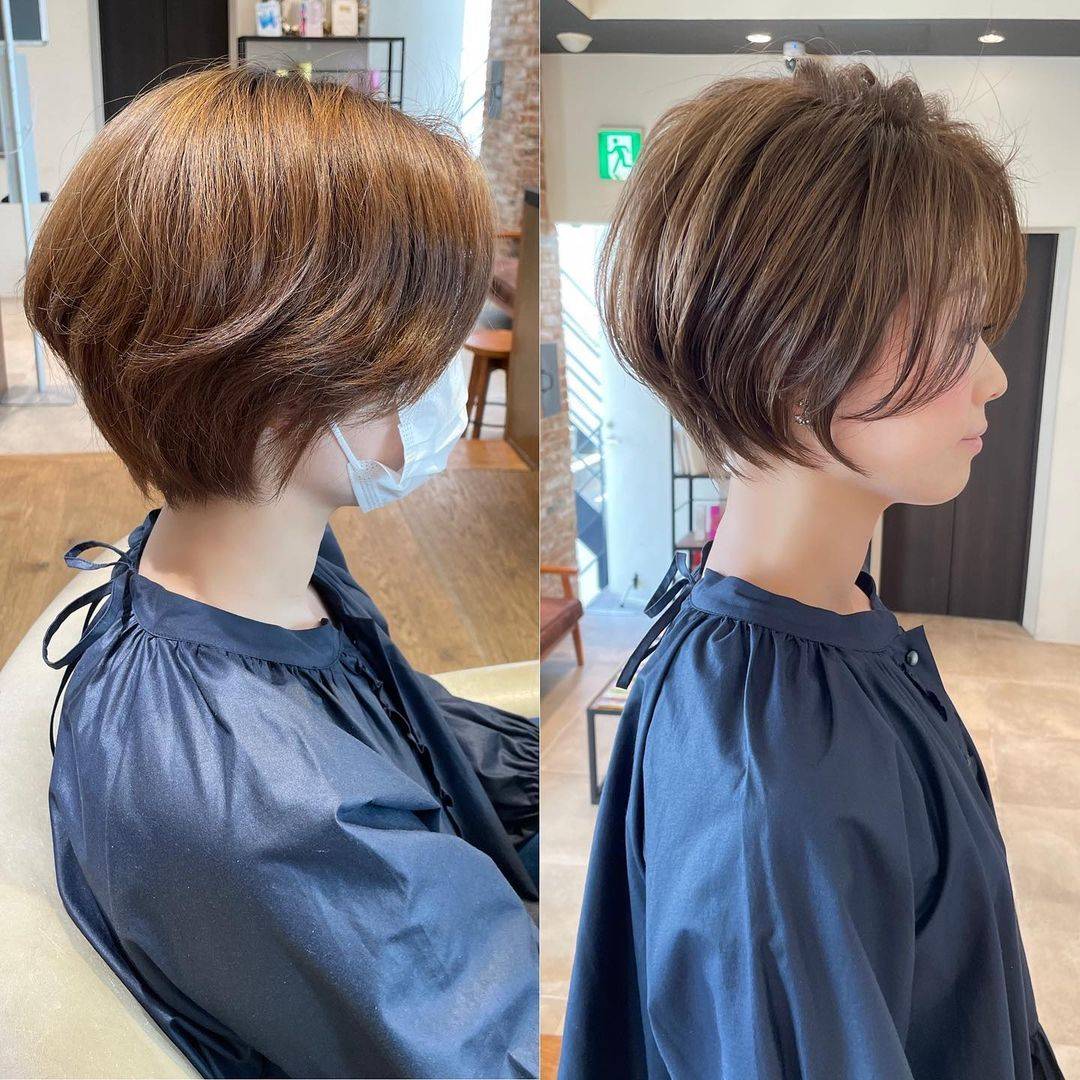 这才叫换发型,剪剪烫烫大不同,美到好比变个人_层次感_头发_短发