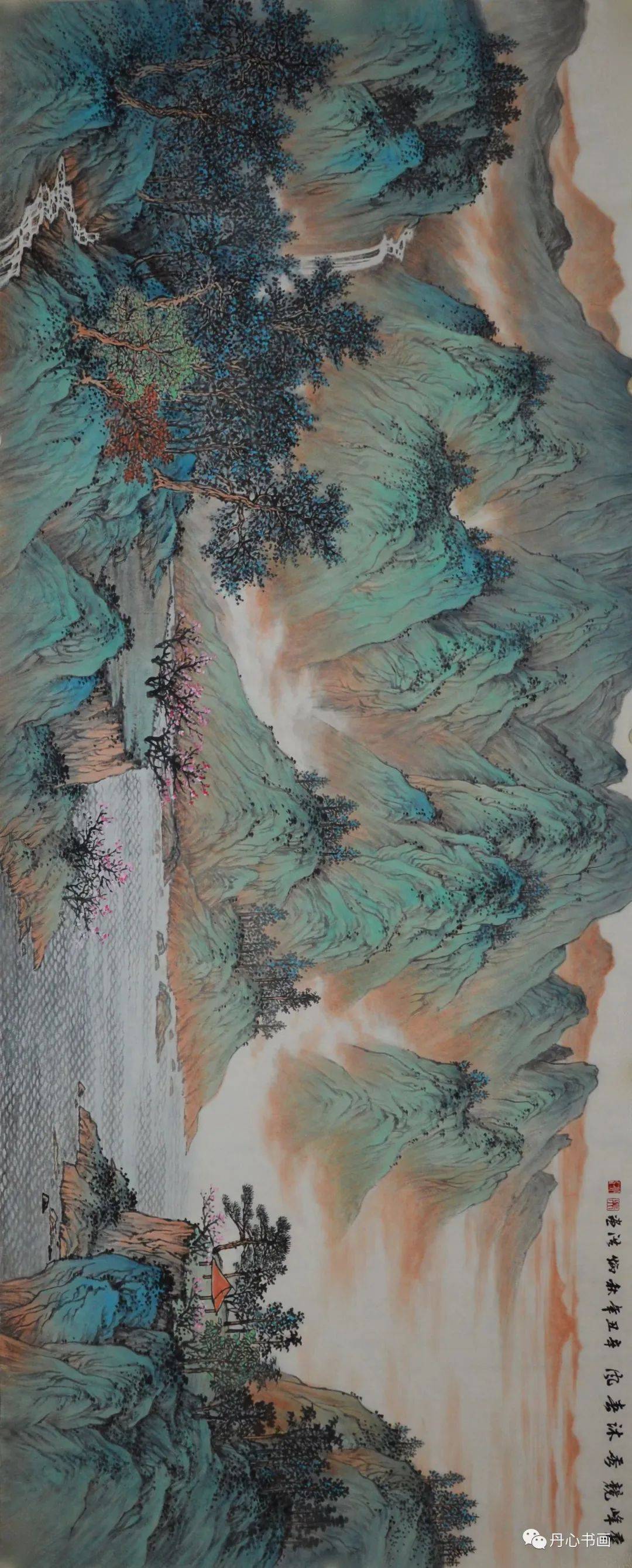 大气磅礴浑然一体山水画家吴炳洪