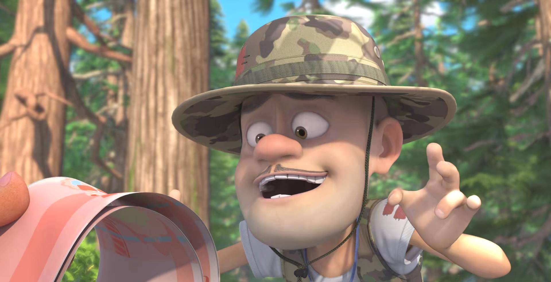 熊出没:除了王老板,还有王先生也是有钱人,光头强赚了他不少钱_水果_