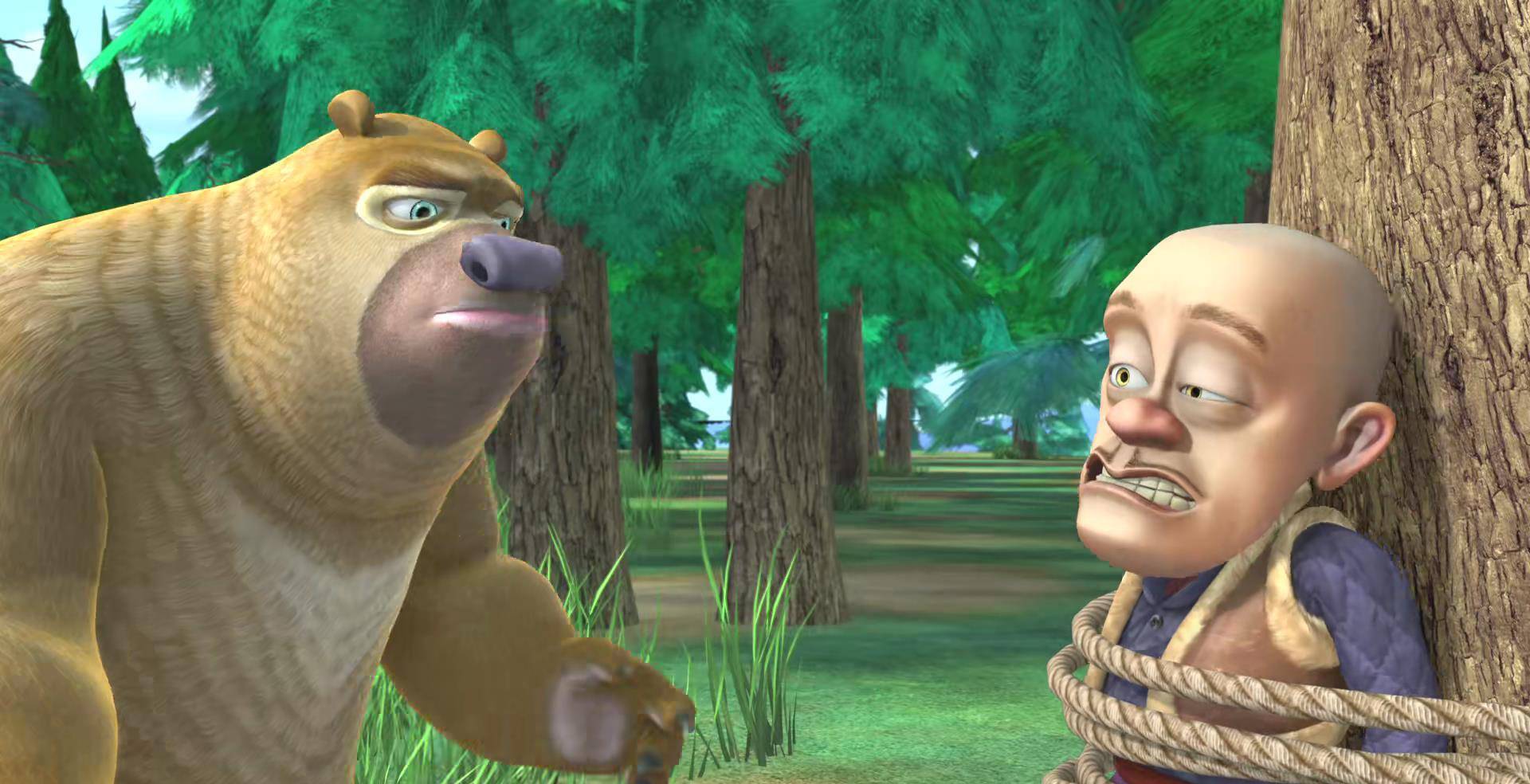 熊出没:熊大熊二多次欺负光头强,强哥才是可怜人,却没人注意!