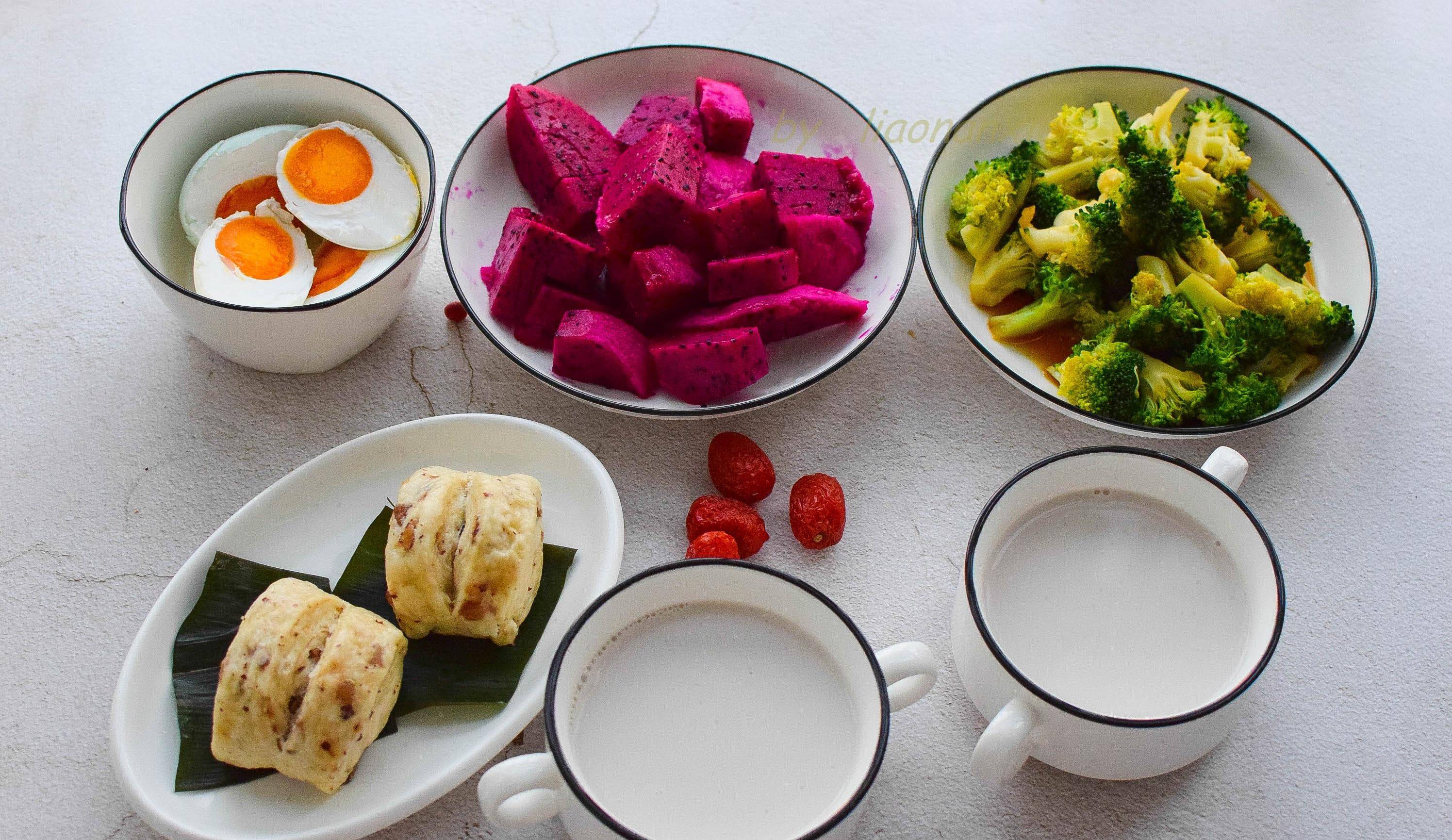 早餐这样吃 简单快手营养好 多睡一会儿也不用慌 孩子 西兰花 红枣