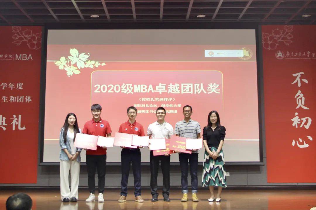 廣東工業大學管理學院於20212022學年優秀mba研究生和團體頒獎典禮